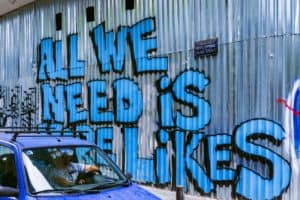 All we need is more likes mural photo