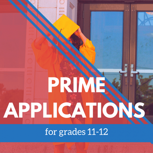 Prime Applications 11-12 grade banner