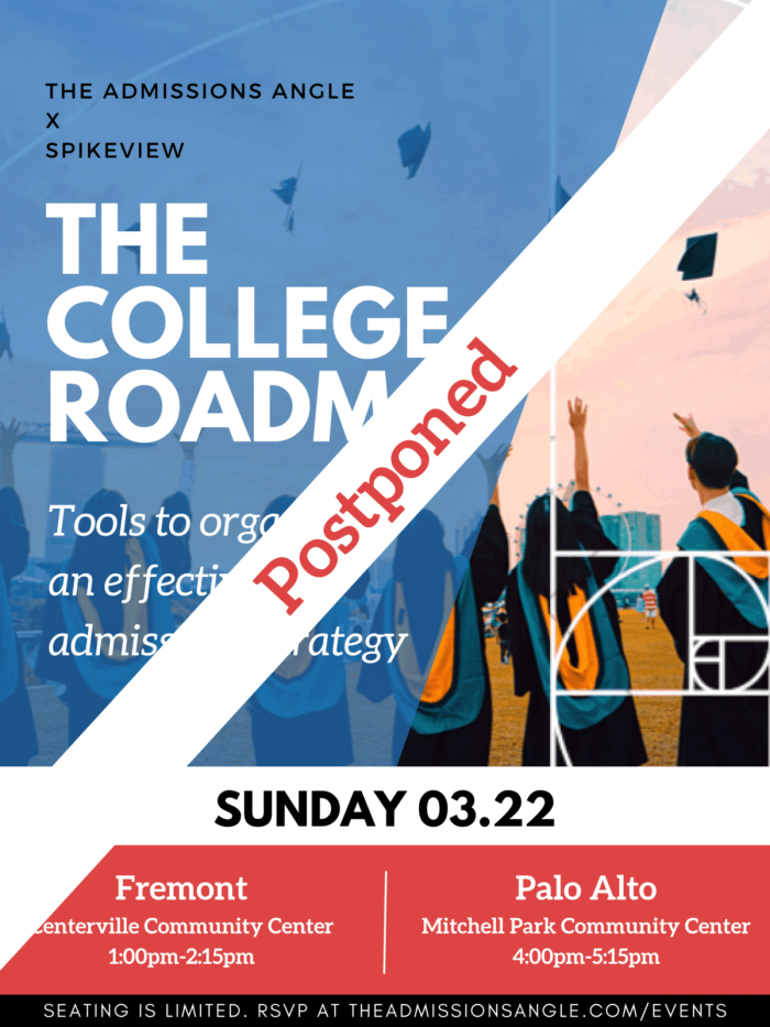 the college roadmap postponed banner 3.22